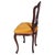 Antique Louis XVI Walnut Dining Chairs attributed to Vincenzo Cadorin, Set of 4 For Sale - Image 3 of 9