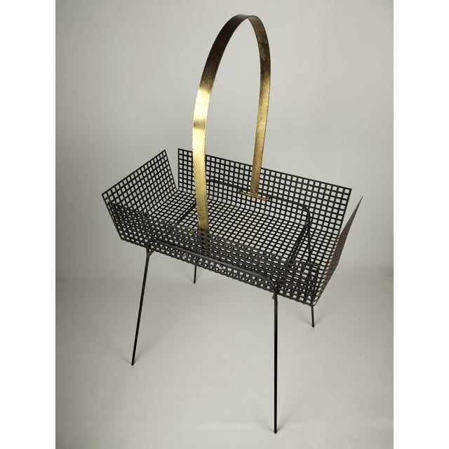 Mid-Century Modern Mid-Century Minimalist Magazine Rack, 1960s For Sale - Image 3 of 9