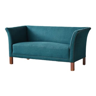 Frits Henningsen Style Settee, Denmark, 1950s For Sale