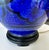 Pair of Vintage Mid-Century Moorish Safi Hand-Painted Cobalt Ceramic Table Lamps For Sale - Image 12 of 17