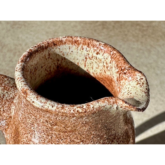 Beige Studio Ceramic Pitchers by Helma Klett, Germany, 1980s, Set of 2 For Sale - Image 8 of 13