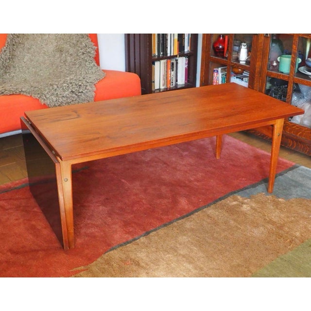 This iconic Model PJ 56B coffee table, designed by Grete Jalk for P. Jeppesen, is a definitive example of 1960s Danish...
