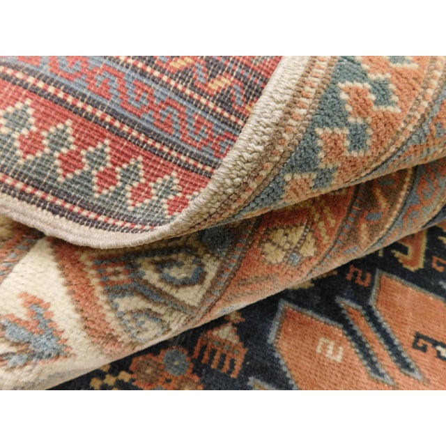 Vintage Handmade Turkish Rug of Caucasian Design. 5'3"x 6'3" For Sale - Image 18 of 18