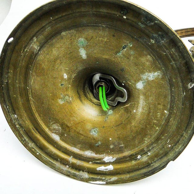 Metal Empire Style Wall Lamp, France, 1890s For Sale - Image 7 of 10