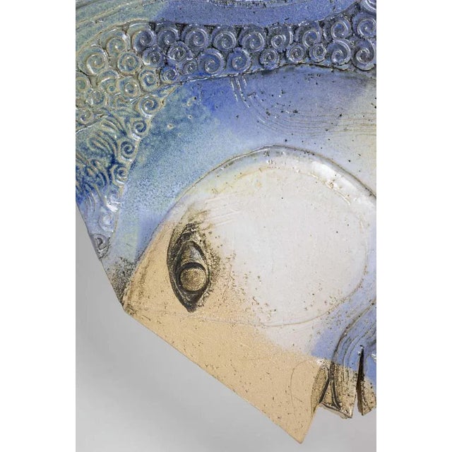 Ceramic Dish in Ceramic by Jean Derval, 2004 For Sale - Image 7 of 9