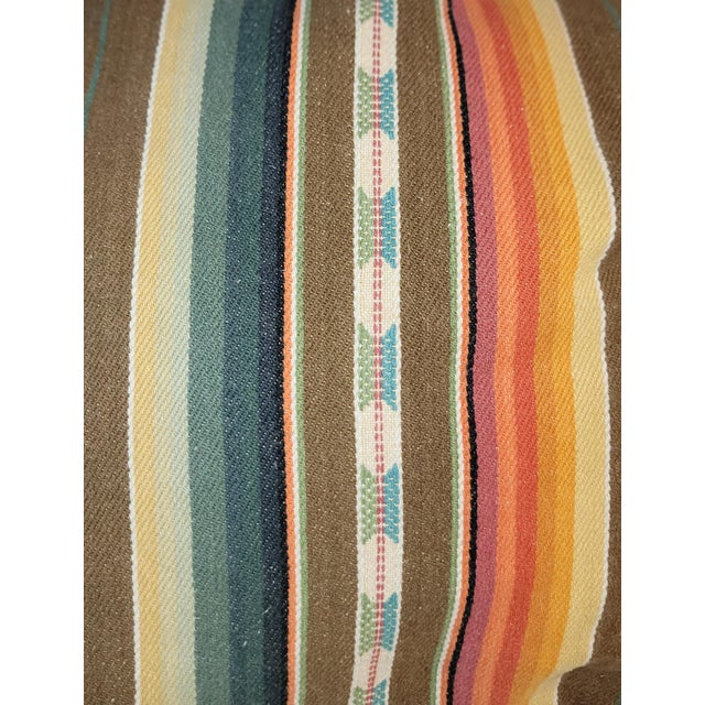 Pair of Linen Serape - Ralph Lauren Pillows For Sale - Image 4 of 5