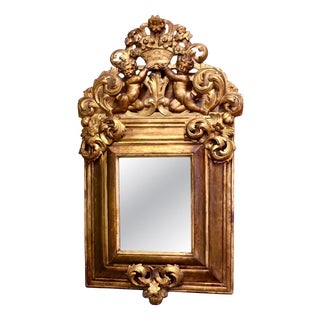 Large 19th Century Regency Carved Gilt Mirror, 1800s For Sale