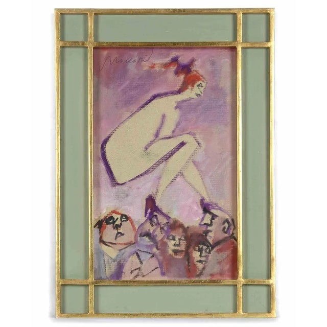 Dominatrix Woman is a beautiful watercolor drawing realized by Mino Maccari in the 1970s. The artwork is hand signed by...