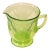 Circa 1931 Federal Glass Co. Georgian Green Tall Creamer For Sale