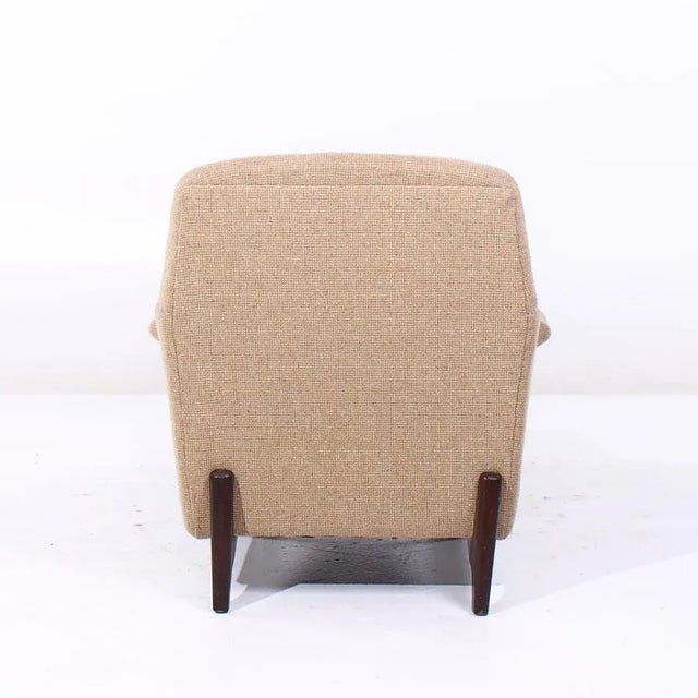 Roger Sprunger for Dunbar Mid Century Lounge Chair and Ottoman - Pair For Sale In Chicago - Image 6 of 9