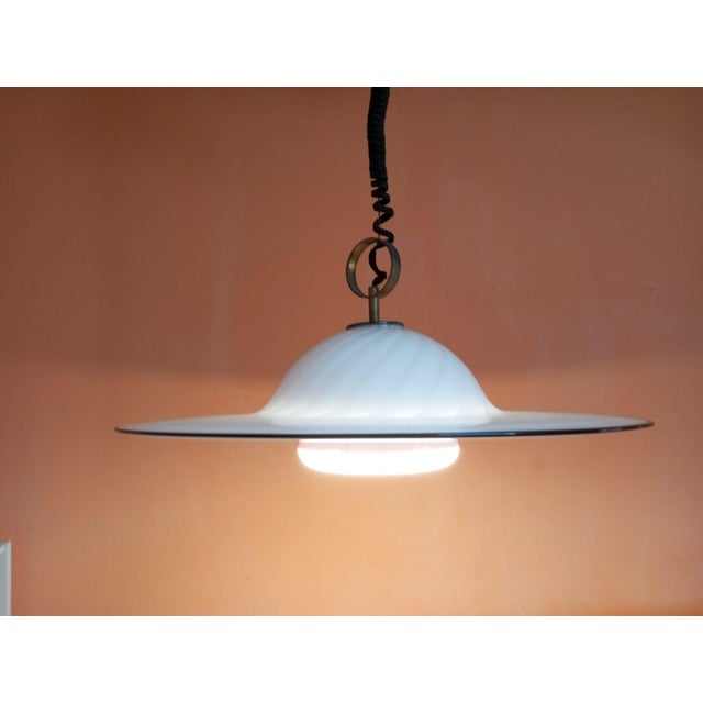 Vintage Murano Glass Pendant Light, Italy, 1960s For Sale - Image 16 of 17