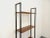 Vintage Scandinavian-style bookcase from the 1960s, Italian design, made of teak and black metal, with 4 open shelves. Can...