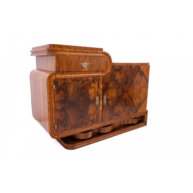 1940s Art Deco Chest of Drawers, Poland, 1940s For Sale - Image 5 of 14