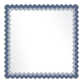Fleur Home x Chairish Carnival Chaos Square Mirror in Distance, 48x48 For Sale