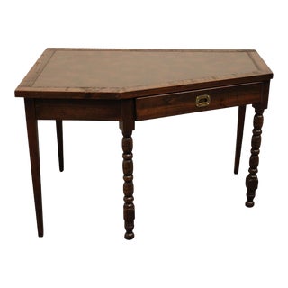 Young Hinkle Solid Knotty Pine Rustic Americana 46" Corner Writing Desk For Sale