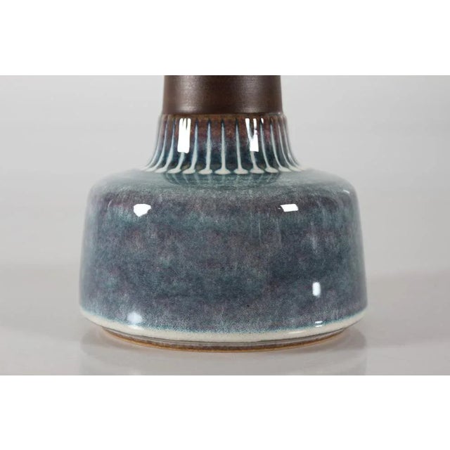 Danish Ceramic Table Lamp by Einar Johansen for Søholm, 1960s For Sale - Image 6 of 10