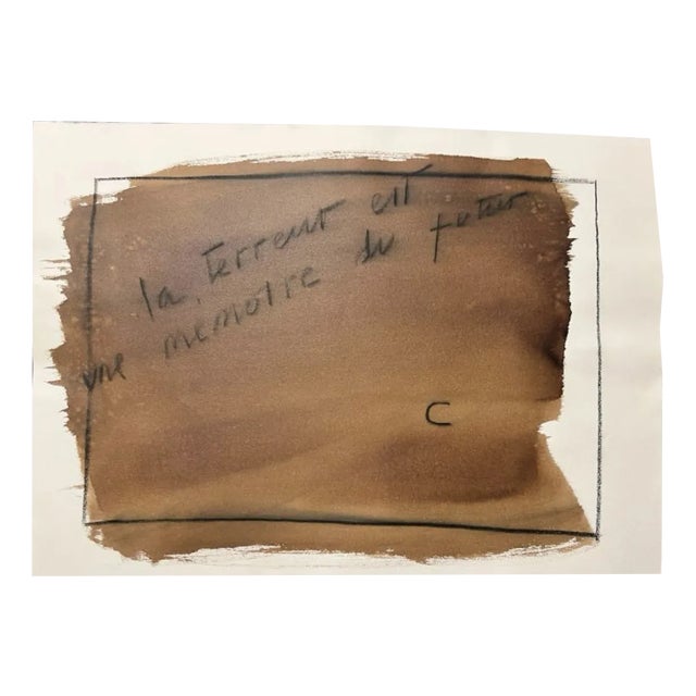 Angel Alonso, La terreur est un memoire du \., Ink on Paper, 1960s For Sale