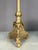 Gothic Early 19th Century Ornate Brass Candlestick Table Lamp For Sale - Image 3 of 8