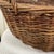 Early 20th Century French-Style Woven Willow Round Gathering Basket For Sale - Image 6 of 12