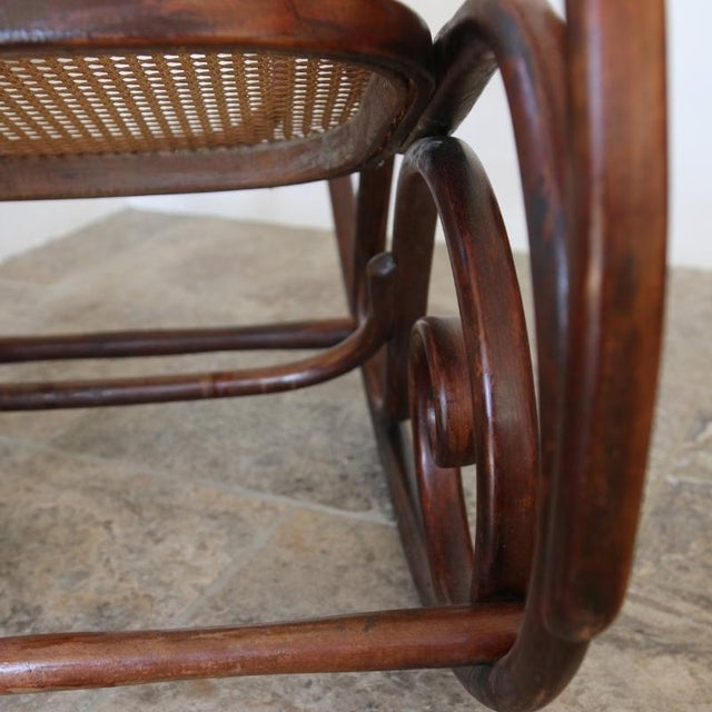 Vintage Rocking Chair by Michael Thonet, 1970s For Sale - Image 10 of 18