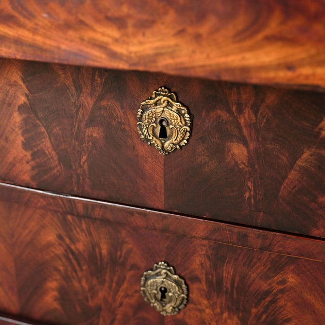 19th Century French Mahogany Chest With Marble Top (B) For Sale In Birmingham - Image 6 of 12