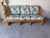 Wood Vintage Ficks Reed Style Bamboo Rattan Sofa With Floral Print Upholstery/ Sold For Sale - Image 7 of 12