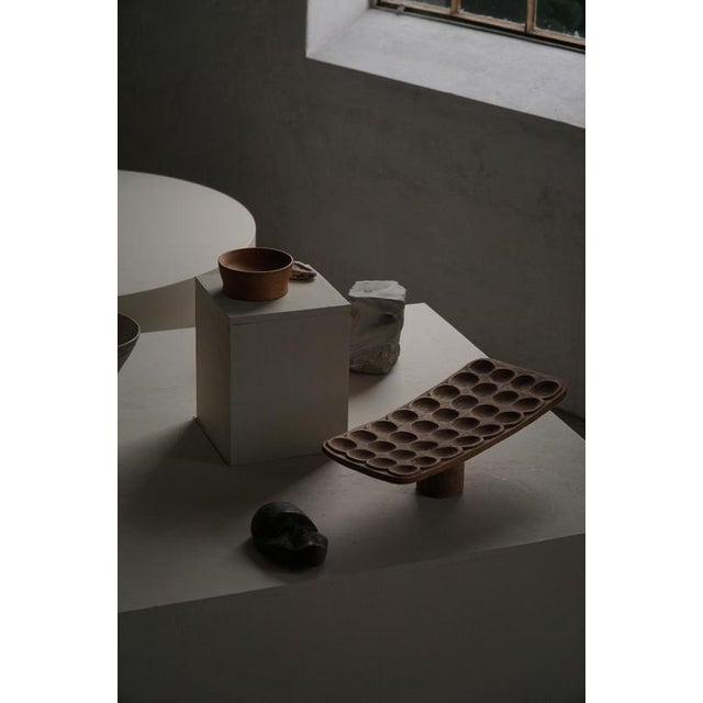 Wood African Traditional Game Board Sculptural Object, 1920s For Sale - Image 7 of 8