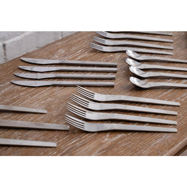 Mid-Century Modern Mid Century Dalia Spain "Picasso" Flatware Set, 82 Pieces For Sale - Image 3 of 12