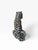 Off-white 1970s Italian Black & White Majolica Snow Leopard Figurines – Pair For Sale - Image 8 of 12