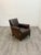 Pair of Restoration Hardware Leather Chairs For Sale In Los Angeles - Image 6 of 10