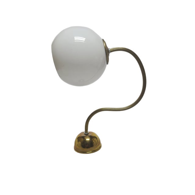 Art Deco Metal Wall Lamp, Poland, 1950s For Sale - Image 3 of 6