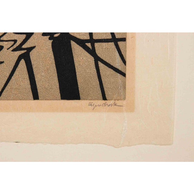 Modern Maurits Cornelis Escher, Rippled Surface, Linocut, 1950 For Sale - Image 3 of 5