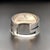 1990s Gucci Estate Ring Size 5.5 Sterling Silver Height, Size 5.5 For Sale - Image 9 of 10