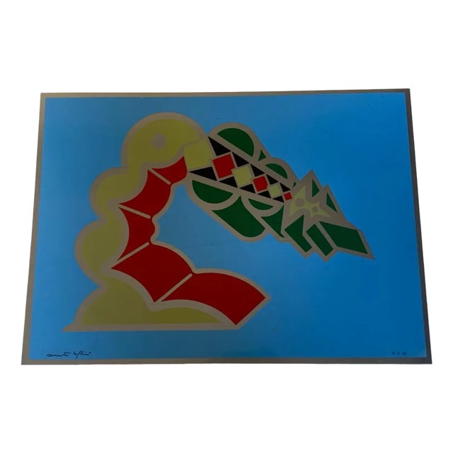 Renato Volpini, Dreamlike Element, Silkscreen on Plastic, 1970s For Sale