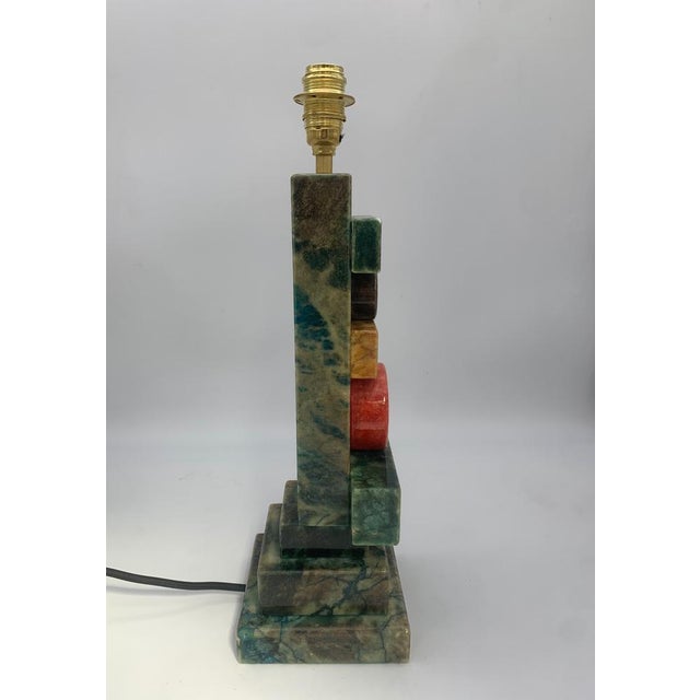 Volterra Alabaster Table Lamp by Cooperativa Artieri, 1960 For Sale - Image 6 of 6