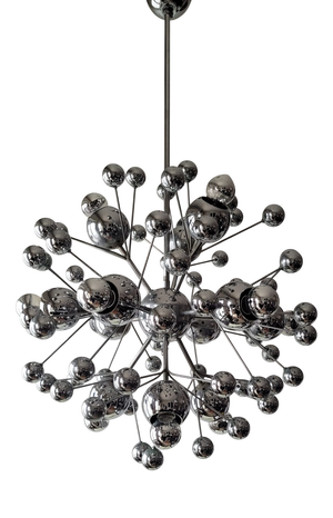 Vintage Space Age Twelve-Light Pendant Lamp, 1960s