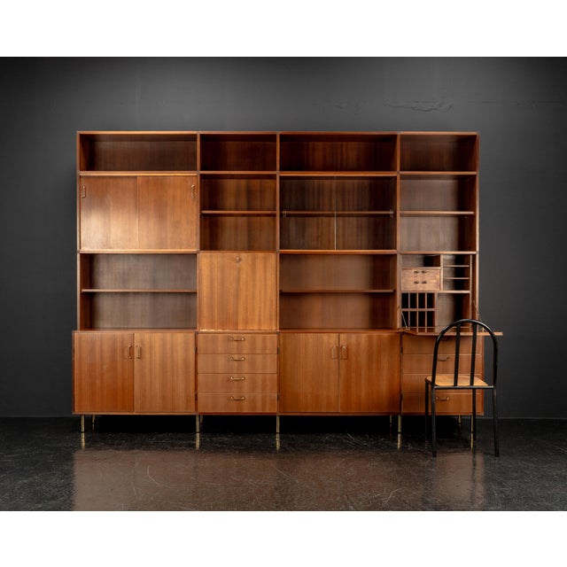 Sideboard with Shelves by Erwin Behr Study for BMZ, 1950s For Sale - Image 6 of 18