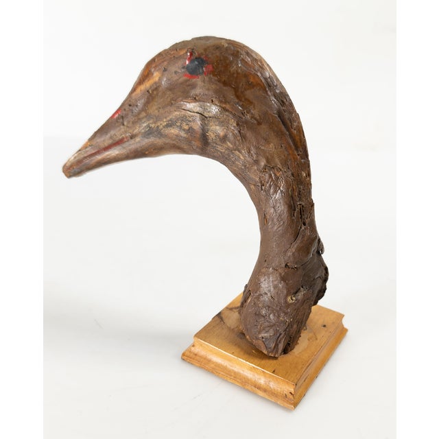 We are selling this simple folk art found object. This great piece is a piece of found driftwood that looks distinctly...