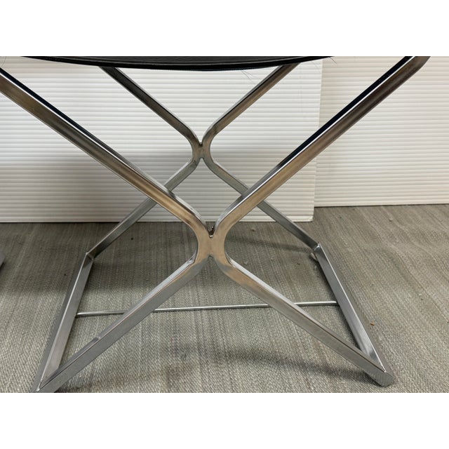 Robert Kjer Jakobsen for Virtue Brothers Mid Century Director’s Armchairs, Pair For Sale - Image 9 of 12