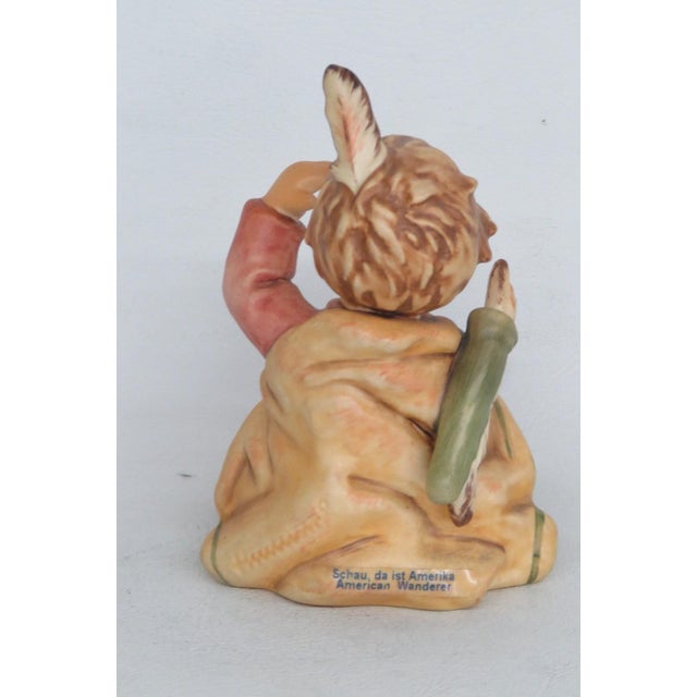 Hummel Goebel American Wanderer Ceramic Figurine Millennium 2000 Series 5078b For Sale - Image 4 of 11