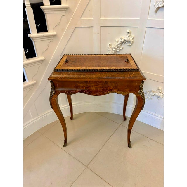 Antique French Walnut Planter Table, 1860 For Sale - Image 16 of 16
