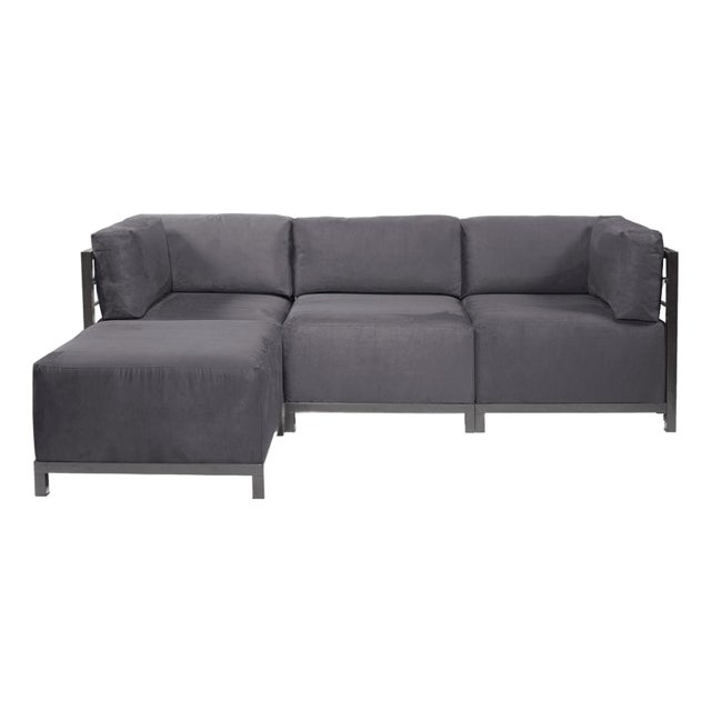 Axis 4pc Sectional Regency Gray Titanium Frame For Sale