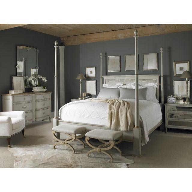Traditional Century Furniture Madeline Poster Bed, King Size For Sale - Image 3 of 10