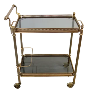 Creations Series Bar Trolley on Wheels by Richard Prestige, France, 1960s
