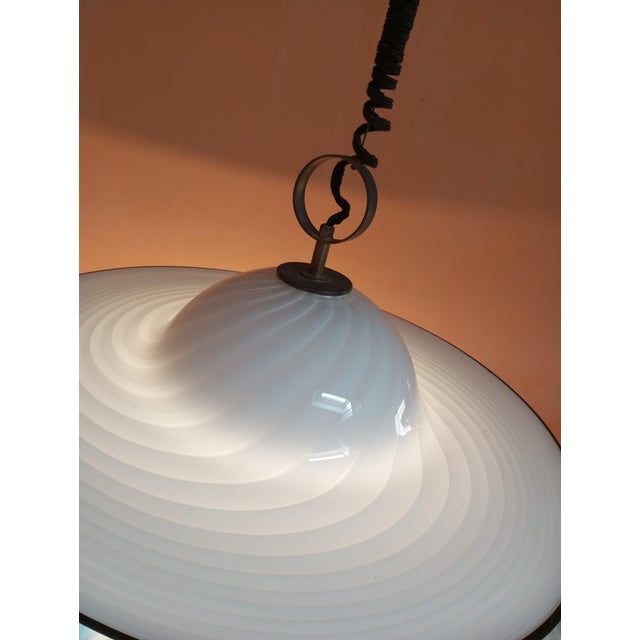 Vintage Murano Glass Pendant Light, Italy, 1960s For Sale - Image 12 of 17