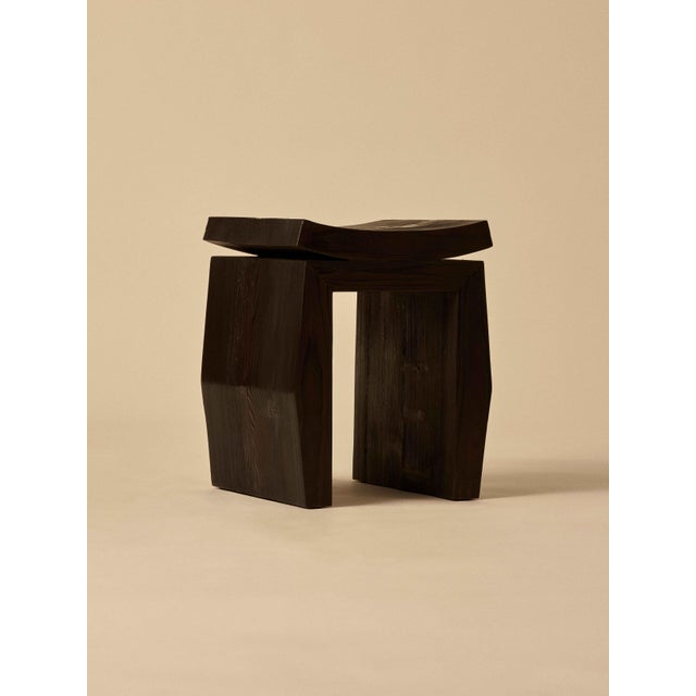 Black Hestia Stool by Charlotte Juillard For Sale - Image 8 of 11