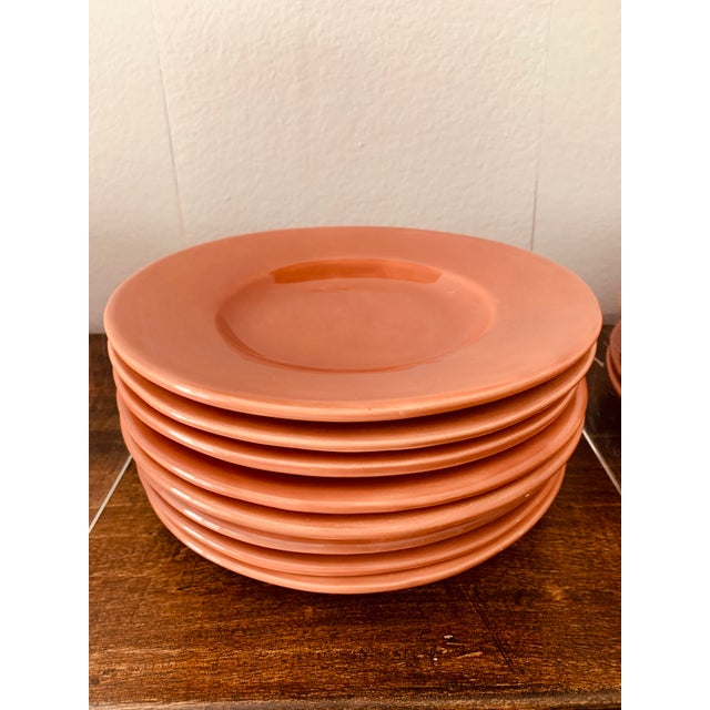 Pottery Barn Terra Cotta Dinnerware Set 19 Pieces Chairish