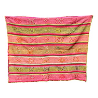 Machu Picchu Back-Strap Loom Rug For Sale