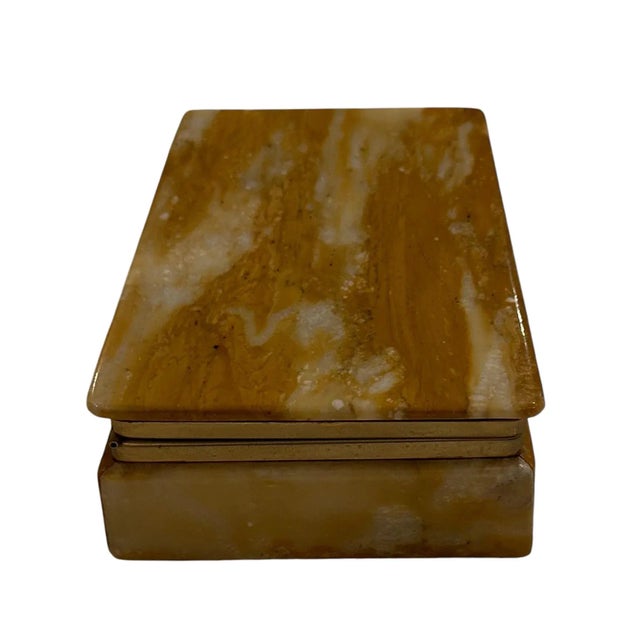 Stone 1950s Italian Marble Box For Sale - Image 7 of 9