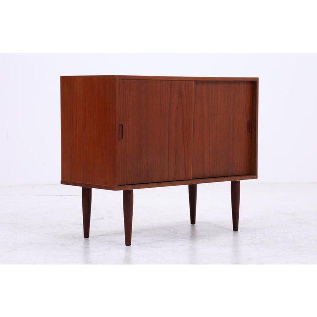 Mid-Century Modern Teak Chest of Drawers with Sliding Doors, 1960s For Sale - Image 11 of 13